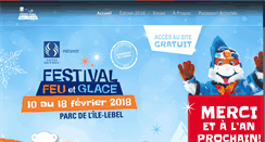 Desktop Screenshot of feuetglace.com